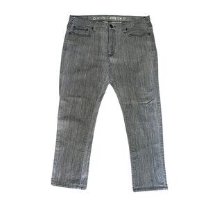 G By Guess Korbin Slim Fit Gray Denim Jeans For Men Size 36X30